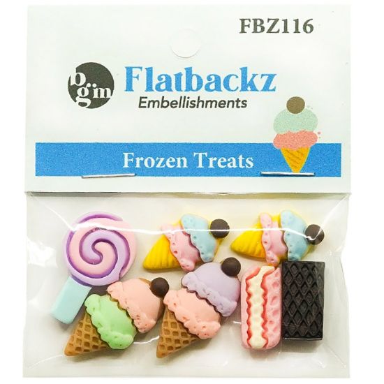 Picture of Buttons Galore Flatbackz Embellishments-Frozen Treats