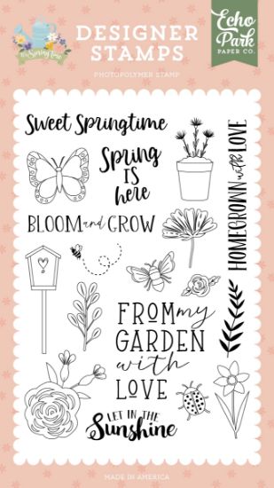 Picture of Echo Park Stamps-Let In The Sunshine, It's Spring Time