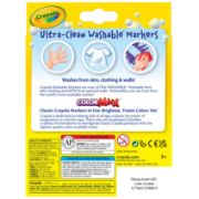Picture of Crayola Broad Line Washable Markers Classic Colors 8/Pkg