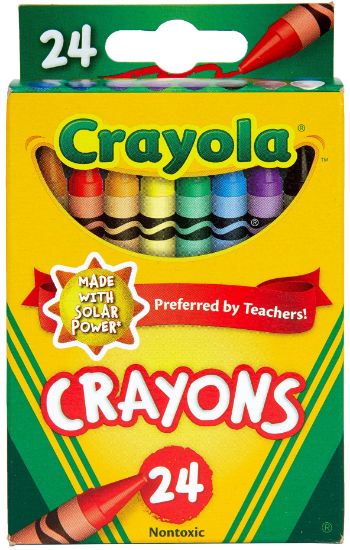 Picture of Crayola Crayons-24 colors/box