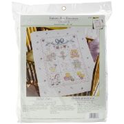 Picture of Babies Are Precious Crib Cover Stamped Cross Stitch Kit 34"X43"