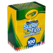 Picture of Crayola Super Tips Washable Markers 100/Pkg