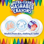 Picture of Crayola Washable Crayons 24/Pkg