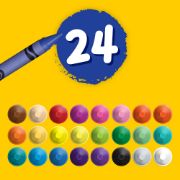 Picture of Crayola Washable Crayons 24/Pkg