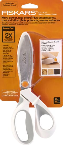 Picture of Fiskars Built to DIY Softgrip PowerCut Shears 8"  