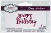 Picture of Creative Expressions Craft Dies By Sue Wilson Mini Expressions- Happy Birthday
