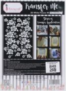 Picture of Dress My Craft Transfer Me Sheet A4 3D White Flower #4