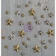 Picture of Finnabair Mechanicals Metal Embellishments Mini Stars 36/Pkg