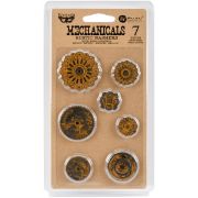 Picture of Finnabair Mechanicals Metal Embellishments Rustic Washers 7/Pkg