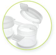 Picture of Color Factory Empty Paint Pots 2.5ml 2/Pkg 6-Pot Strips