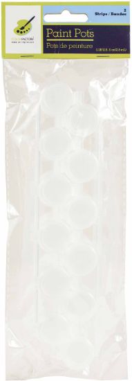 Picture of Color Factory Empty Paint Pots 2.5ml 2/Pkg 6-Pot Strips