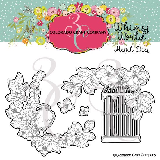 Picture of Colorado Craft Company Metal Die Set-Life Lasts-Whimsy World