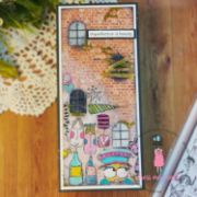 Picture of Dress My Craft Transfer Me Sheet A4-Doodled Background