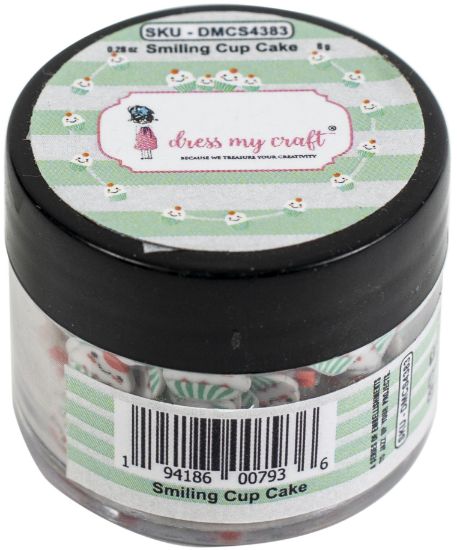 Picture of Dress My Crafts Shaker Elements 8gm Smiling Cupcake