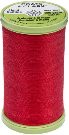 Picture of Dual Duty Plus Hand Quilting Thread 325yd Red