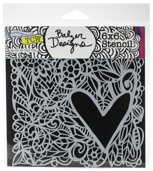 Picture of Crafter's Workshop Template 6"X6" Love Frame