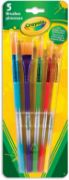 Picture of Crayola Art & Craft Brushes 5/Pkg
