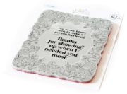 Picture of Pinkfresh Studio Cling Rubber Background Stamp Set A2-Happy Blooms Frame