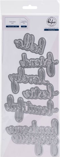 Picture of Pinkfresh Studio Die Hello - Phrase Builder