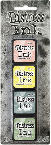 Picture of Distress Mini Ink Pads 4/Pkg Kit 10