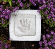 Picture of Mosaic Stepping Stone Kit Garden Handprint