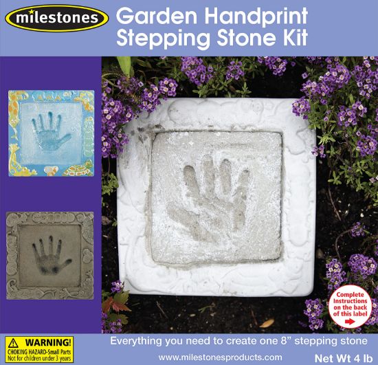 Picture of Mosaic Stepping Stone Kit Garden Handprint