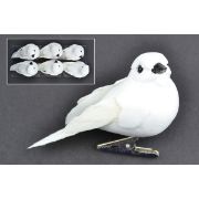 Picture of Mushroom Birds W/Clip 3" 6/Pkg White Doves