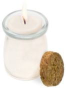 Picture of DIY Clear Glass Bottle W/Cork Stopper 2"x3" Empty