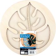 Picture of Mod Podge Leaf Pouring Plaque-12"X12"X.0125"