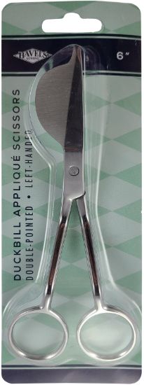 Picture of Double-Pointed Duckbill Applique Scissors 6" Left Handed