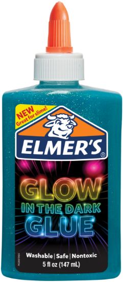 Picture of Elmers Glow In The Dark Liquid Glue 5oz Blue