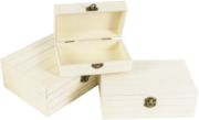 Picture of Diy Wood Slat Boxes 3/Pkg 