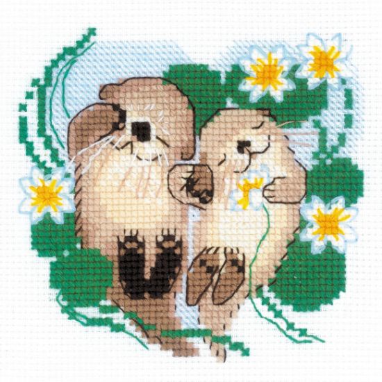Picture of RIOLIS Counted Cross Stitch Kit 6"X6"-Ma Cherie! (10 Count)