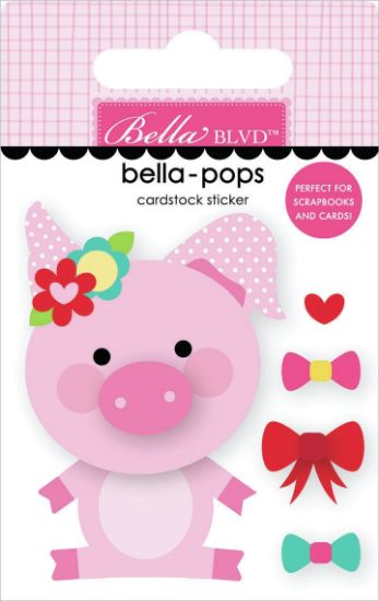Picture of My Candy Girl Bella-Pops 3D Stickers-Pretty Piggy