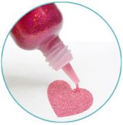 Picture of Empty Glitter Glue Applicator Bottle 30ml 2/Pkg 
