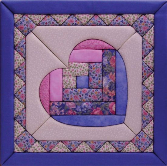 Picture of Heart Quilt Magic Kit 12"X12"