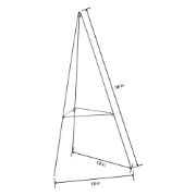 Picture of FloraCraft All-Purpose Sturdy Wire Easel-18"X18"X36"