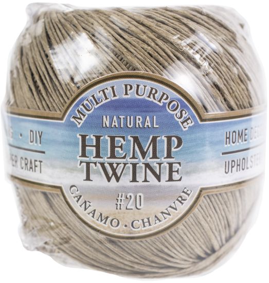 Picture of Hemptique Hemp Twine Ball 20lb 400' 1mm, Natural