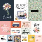 Picture of Here, There And Everywhere Double-Sided Cardstock 12"X12"-4"X6" Journaling Cards