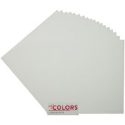 Picture of My Colors Canvas Cardstock Bundle 12"X12" 18/Pkg Snowbound