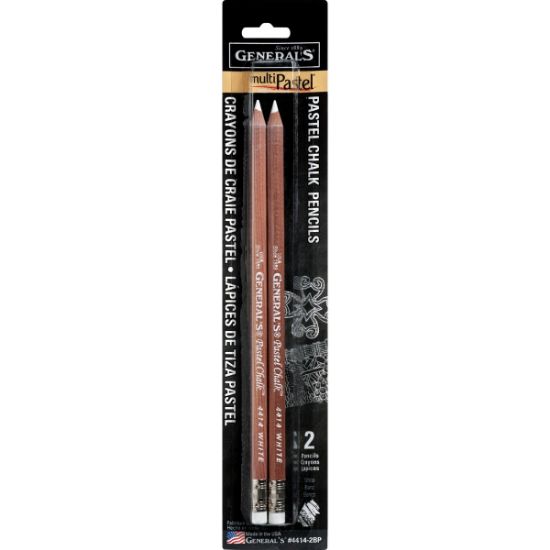 Picture of MultiPastel Chalk Pencils 2/Pkg White