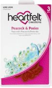 Picture of Heartfelt Creations Cling Rubber Stamp Set-Peacock & Posies