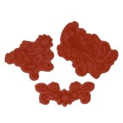 Picture of Heartfelt Creations Cling Rubber Stamp Set-Peacock & Posies