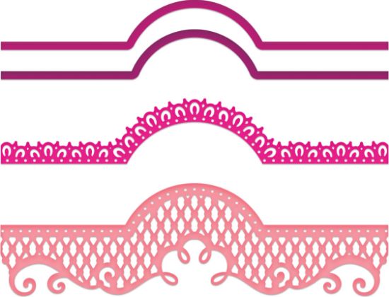 Picture of Heartfelt Creations Cut & Emboss Dies Petite Pocket Accents