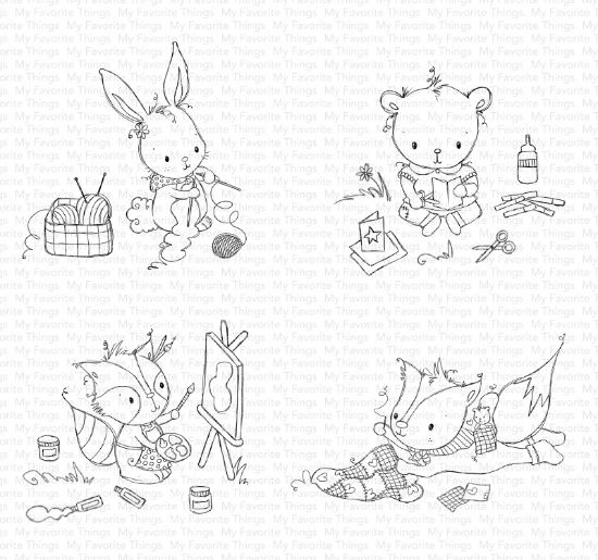 Picture of My Favorite Things Clear Stamps 6"X8" Crafty Companions