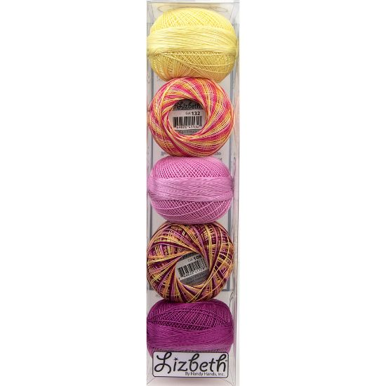 Picture of Handy Hands Lizbeth Specialty Pack Cordonnet Cotton Size 20 Summer Assortment 5/Pkg