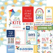 Picture of My Favorite Summer Double-Sided Cardstock 12"X12"-Multi Journaling Cards