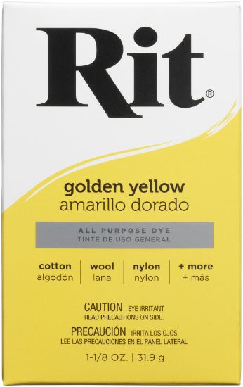 Picture of Rit Dye Powder Golden Yellow