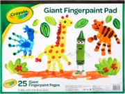 Picture of Crayola Fingerpaint Paper Pad 16"X12" 25 Sheets