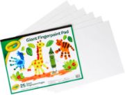 Picture of Crayola Fingerpaint Paper Pad 16"X12" 25 Sheets
